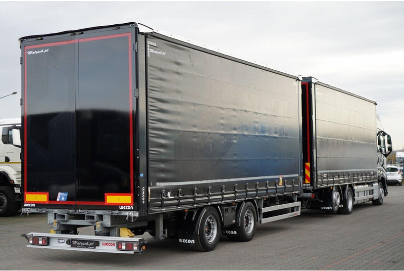 Curtainsider truck Volvo FH 500 / I-SAVE / XL / ZESTAW TANDEM PRZEJAZDOWY 120 M3 / 2023: picture 9