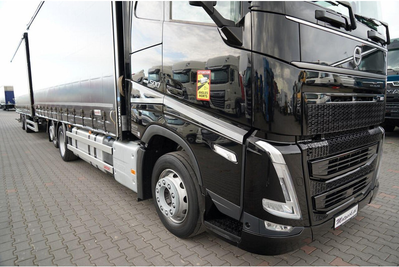 Curtainsider truck Volvo FH 500 / I-SAVE / XL / ZESTAW TANDEM PRZEJAZDOWY 120 M3 / 2023: picture 10