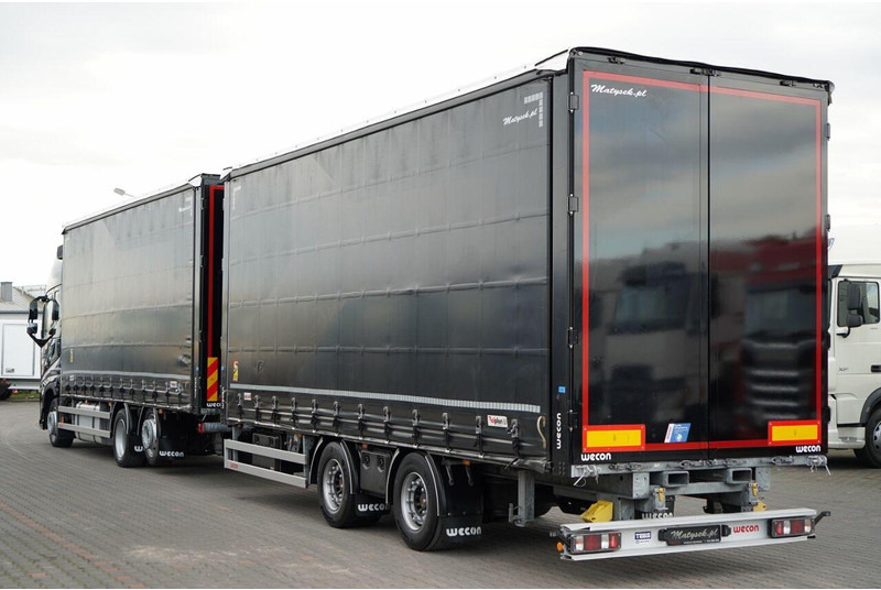 Curtainsider truck Volvo FH 500 / I-SAVE / XL / ZESTAW TANDEM PRZEJAZDOWY 120 M3 / 2023: picture 7