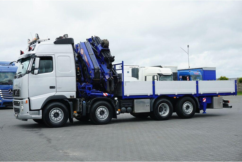 Volvo FH / 520 / 8 X 2 / SKRZYNIOWY + HDS / PM 85 SP + JIB J 1204 / WY - Dropside/ Flatbed truck, Crane truck: picture 5 Volvo FH / 520 / 8 X 2 / SKRZYNIOWY + HDS / PM 85 SP + JIB J 1204 / WY - Dropside/ Flatbed truck, Crane truck: picture 5