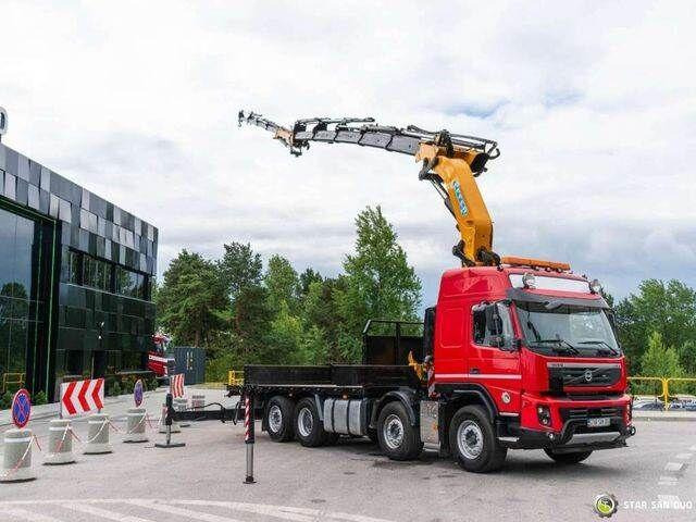 Volvo FMX 500 8x2 Effer 585 Fly Jib Winch Crane Kran - Dropside/ Flatbed truck, Crane truck: picture 3 Volvo FMX 500 8x2 Effer 585 Fly Jib Winch Crane Kran - Dropside/ Flatbed truck, Crane truck: picture 3