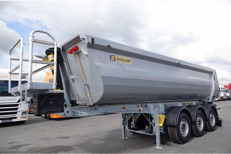 Zaslaw WYWROTKA 26 m3 / FABRYCZNIE NOWA / STALOWA / RYNNA WANNA HP / OŚ - Tipper semi-trailer: picture 4 Zaslaw WYWROTKA 26 m3 / FABRYCZNIE NOWA / STALOWA / RYNNA WANNA HP / OŚ - Tipper semi-trailer: picture 4