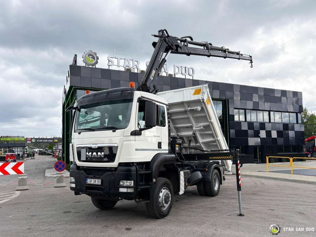 MAN  TGS 18.360 4x4 HIAB 144 E-4 Crane Kipper - Tipper: picture 1 MAN  TGS 18.360 4x4 HIAB 144 E-4 Crane Kipper - Tipper: picture 1