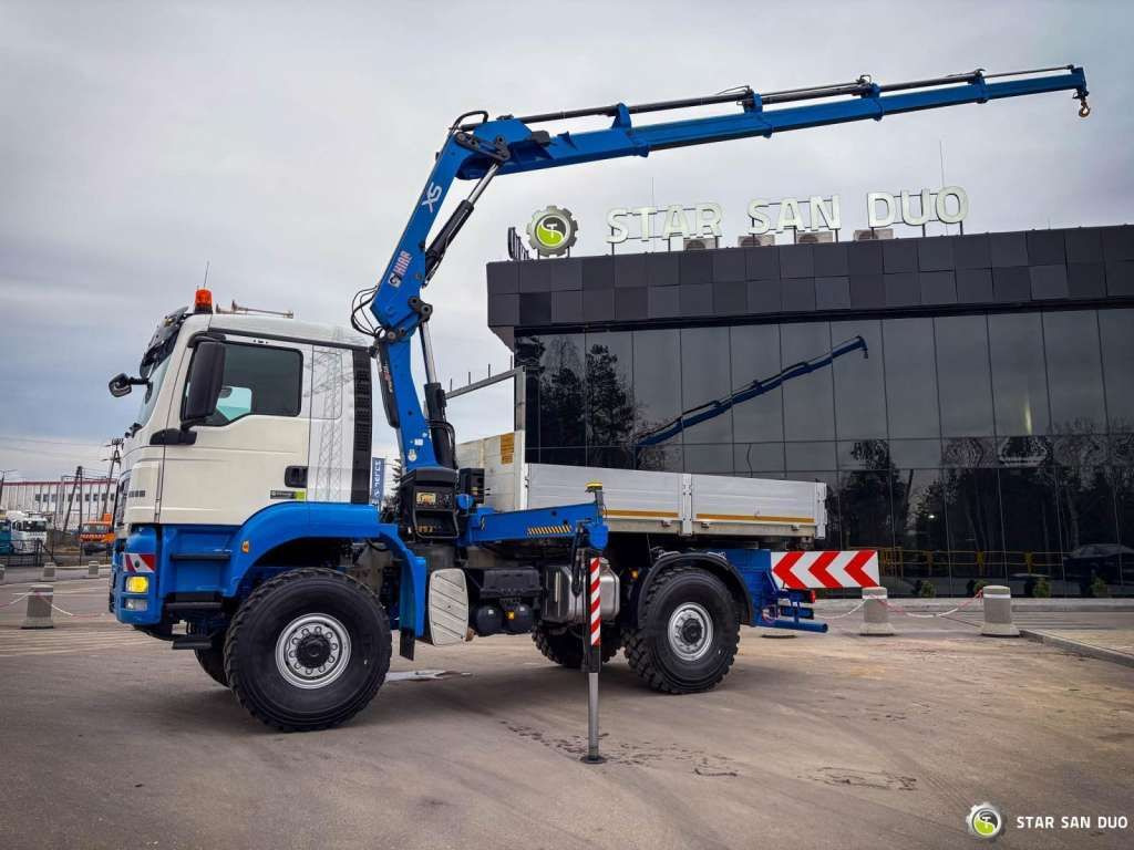 Crane truck, Dropside/ Flatbed truck MAN  TGS 18.440 4x4 HIAB 166 E-4 CRANE KRAN MAN  TGS 18.440 4x4 HIAB 166 E-4 CRANE KRAN: picture 6