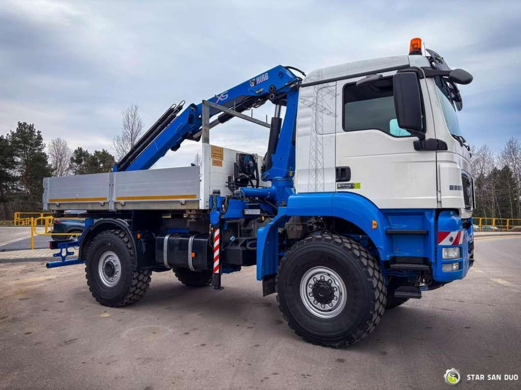 Crane truck, Dropside/ Flatbed truck MAN  TGS 18.440 4x4 HIAB 166 E-4 CRANE KRAN MAN  TGS 18.440 4x4 HIAB 166 E-4 CRANE KRAN: picture 9