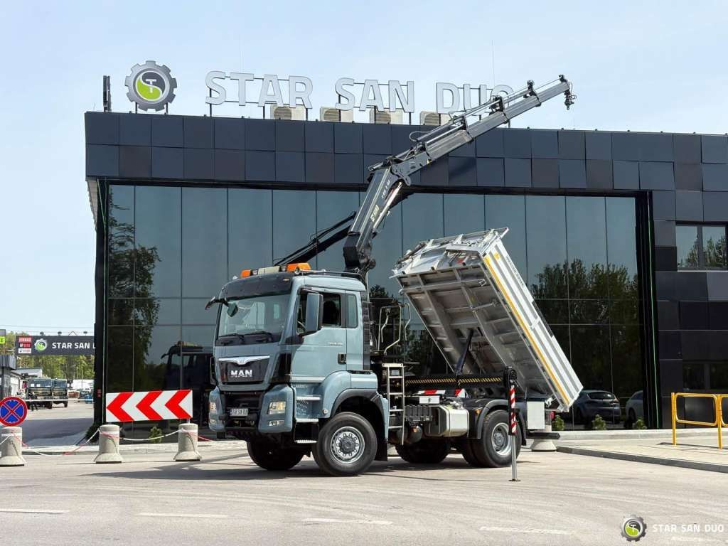 Tipper MAN  TGS 18.480 4x4 HIAB 188 E-4 CRANE KIPPER EURO 6 MAN  TGS 18.480 4x4 HIAB 188 E-4 CRANE KIPPER EURO 6: picture 1