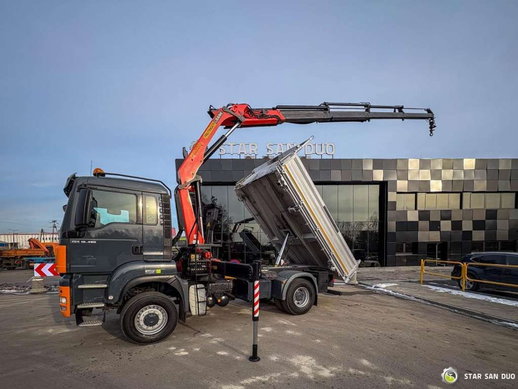 MAN TGS 18.480 PALFINGER PK 16502 HDS Crane,Kipper MAN TGS 18.480 PALFINGER PK 16502 HDS Crane,Kipper - Crane truck, Tipper: picture 2 MAN TGS 18.480 PALFINGER PK 16502 HDS Crane,Kipper MAN TGS 18.480 PALFINGER PK 16502 HDS Crane,Kipper - Crane truck, Tipper: picture 2