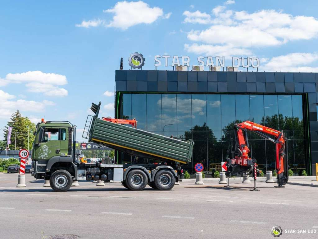 MAN TGS 35.480 PALFINGER PK 20002 HDS Grapple Tippe - Crane truck: picture 4 MAN TGS 35.480 PALFINGER PK 20002 HDS Grapple Tippe - Crane truck: picture 4