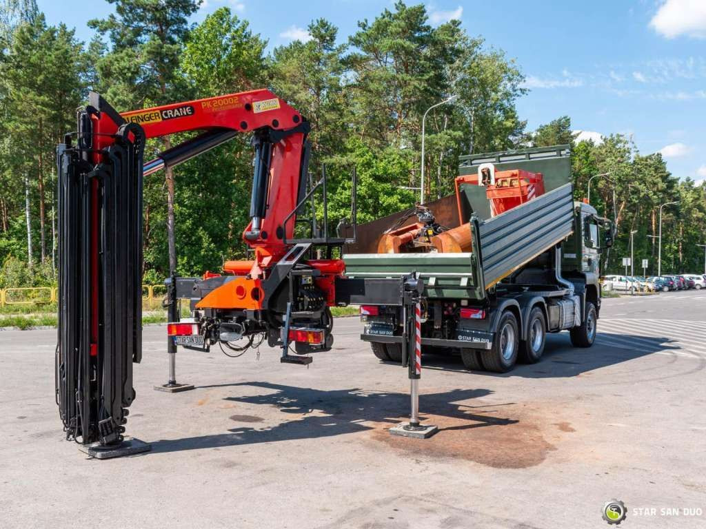 Tipper MAN  TGS 35.480 PALFINGER PK 20002 HDS Grapple Tippe: picture 24