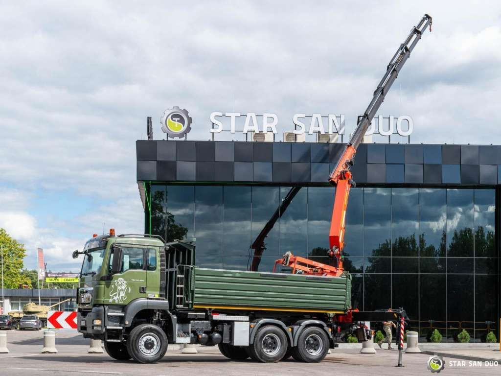 MAN TGS 35.480 PALFINGER PK 20002 HDS Grapple Tippe - Crane truck: picture 3 MAN TGS 35.480 PALFINGER PK 20002 HDS Grapple Tippe - Crane truck: picture 3