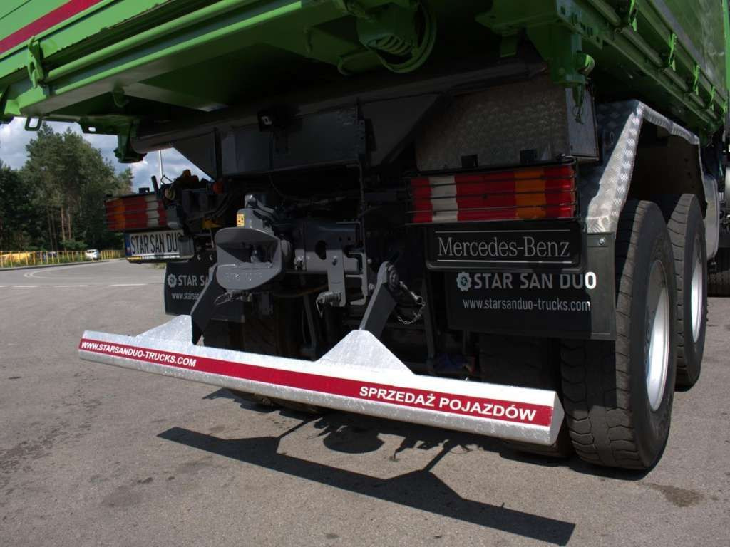 Crane truck Mercedes-Benz  ACTROS 3346 6x6 HIAB 244EP-4 Crane Kipper: picture 21
