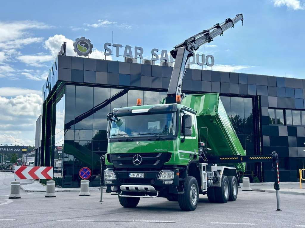 Mercedes-Benz ACTROS 3346 6x6 HIAB 244EP-4 Crane Kipper - Crane truck: picture 1 Mercedes-Benz ACTROS 3346 6x6 HIAB 244EP-4 Crane Kipper - Crane truck: picture 1