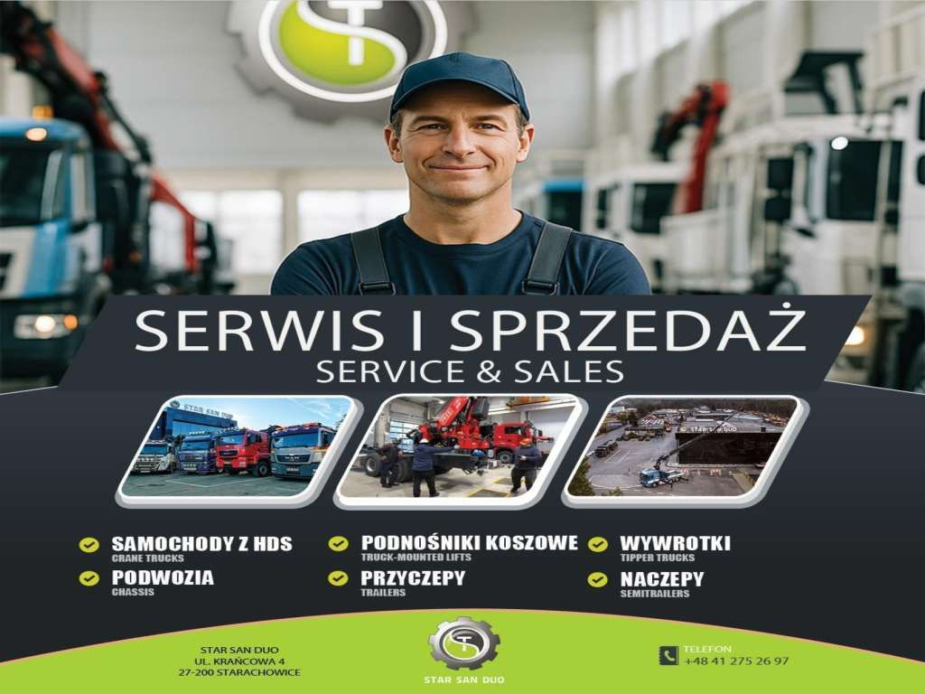 Tipper Mercedes-Benz  AROCS 3345 6x6 HMF 3220 Winch Crane Tipper: picture 30