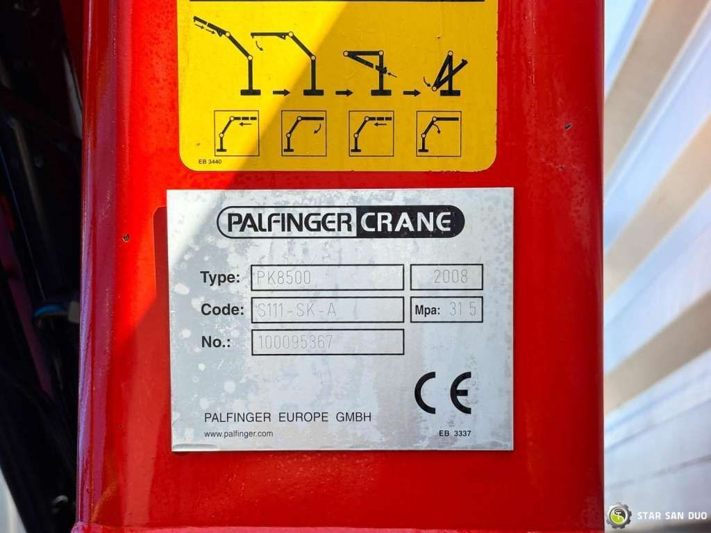Lease a  Mercedes-Benz  AXOR 1824 4x4 PALFINGER PK 8500 Crane Kran Mercedes-Benz  AXOR 1824 4x4 PALFINGER PK 8500 Crane Kran: picture 26