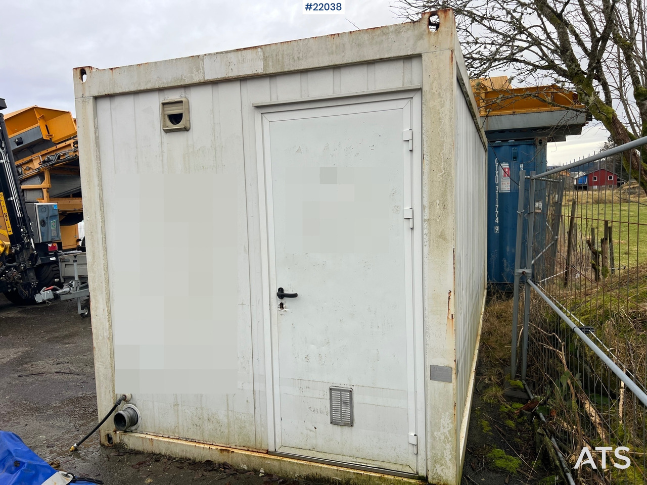 20 fot container m/ wc, dusj, vask, varmtvannsbereder, kjøkken og oppholdsrom - Construction container: picture 2 20 fot container m/ wc, dusj, vask, varmtvannsbereder, kjøkken og oppholdsrom - Construction container: picture 2