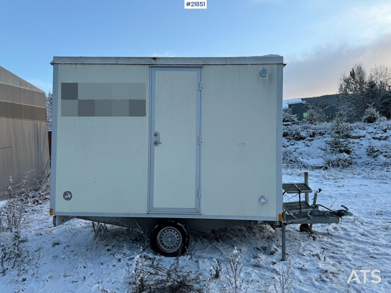 Arbeidsbrakke m/ forbrenningstoalett - Construction container: picture 2 Arbeidsbrakke m/ forbrenningstoalett - Construction container: picture 2