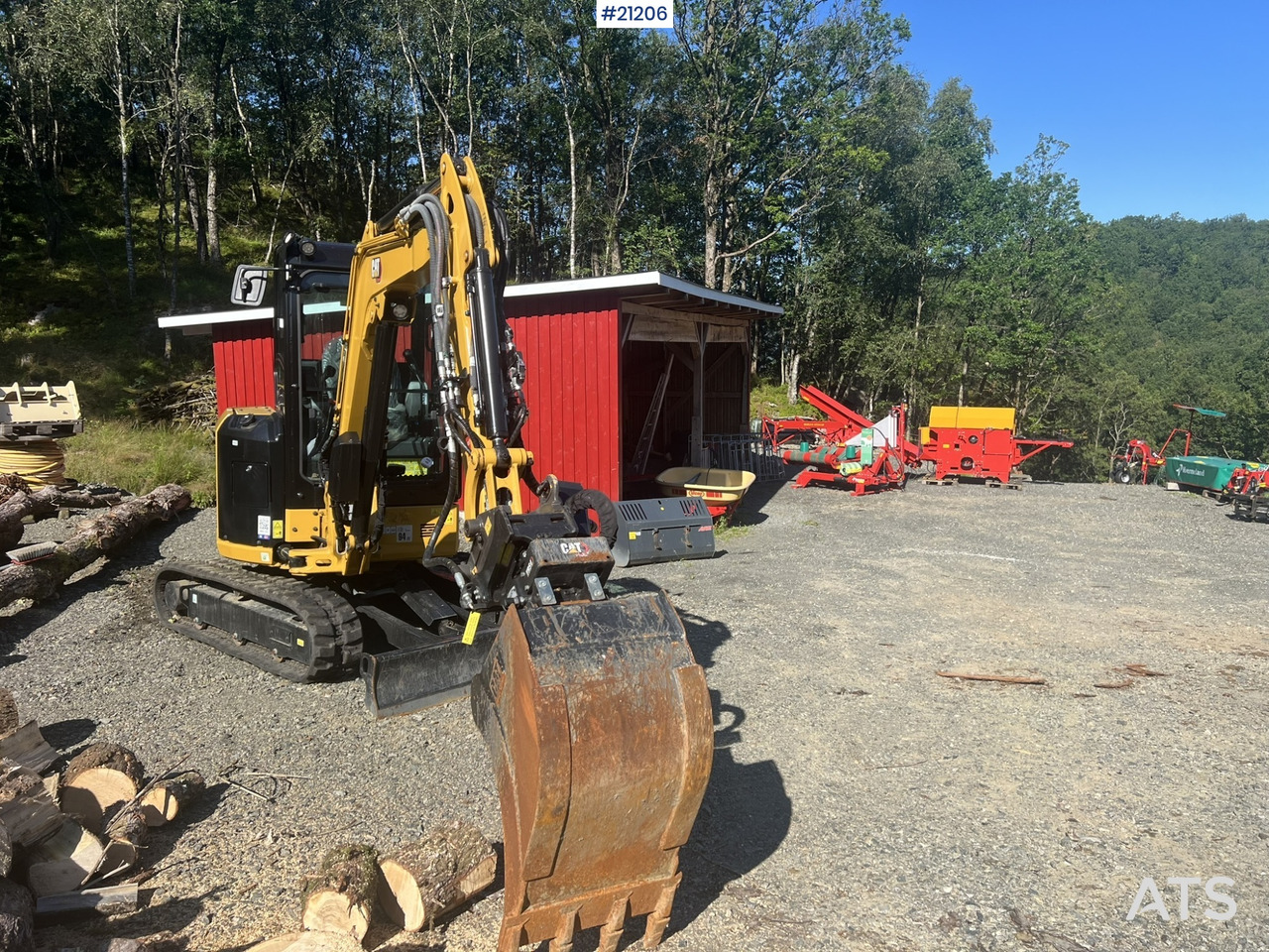 Lease a Caterpillar 302.7 CR gravemaskin m/ rototilt, pusseskuff,graveskuffe,klype og grøfteskuffe Caterpillar 302.7 CR gravemaskin m/ rototilt, pusseskuff,graveskuffe,klype og grøfteskuffe: picture 11