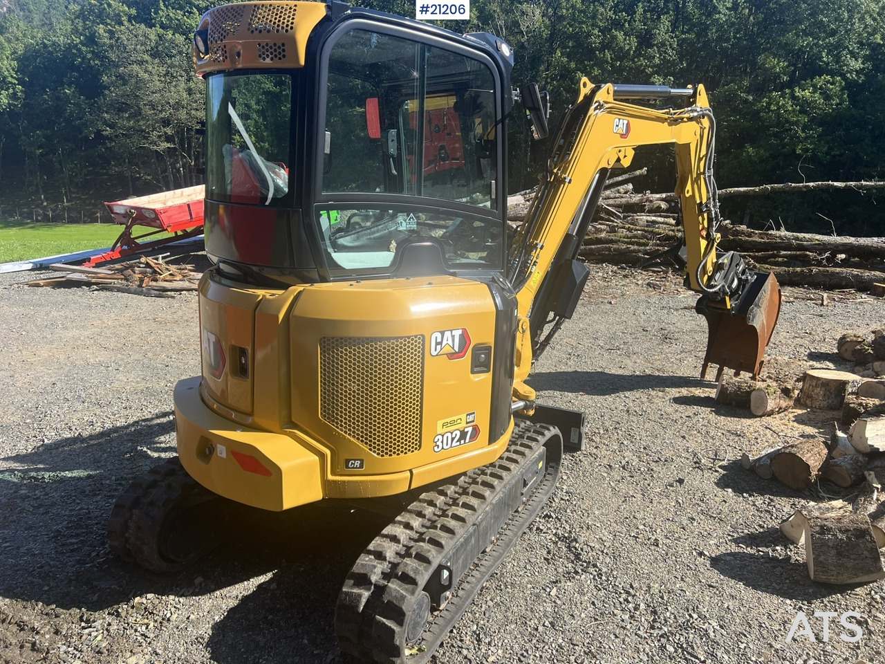 Lease a Caterpillar 302.7 CR gravemaskin m/ rototilt, pusseskuff,graveskuffe,klype og grøfteskuffe Caterpillar 302.7 CR gravemaskin m/ rototilt, pusseskuff,graveskuffe,klype og grøfteskuffe: picture 13