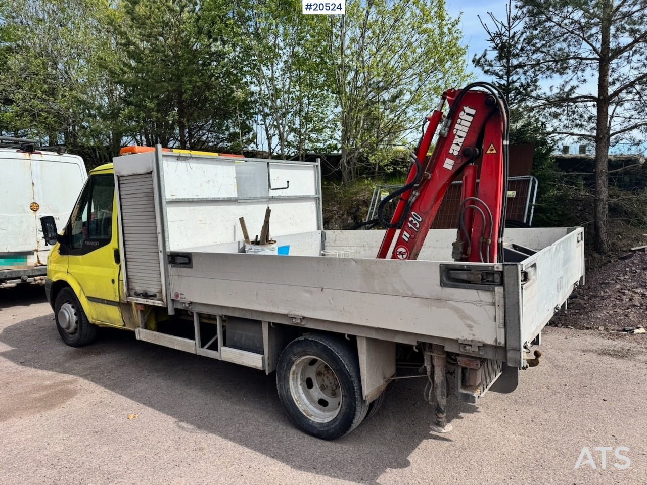 Ford TRANSIT - Flatbed van, Crane truck: picture 3 Ford TRANSIT - Flatbed van, Crane truck: picture 3