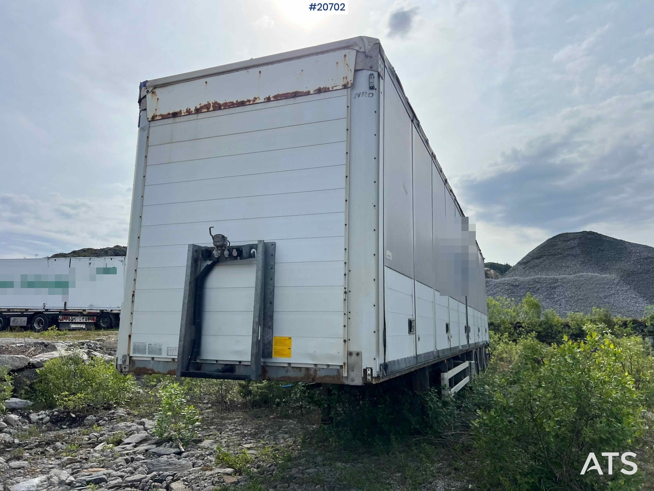 HRD 3 akslet kapelltralle rep.objekt m/ full sideåpning - Closed box semi-trailer: picture 5 HRD 3 akslet kapelltralle rep.objekt m/ full sideåpning - Closed box semi-trailer: picture 5