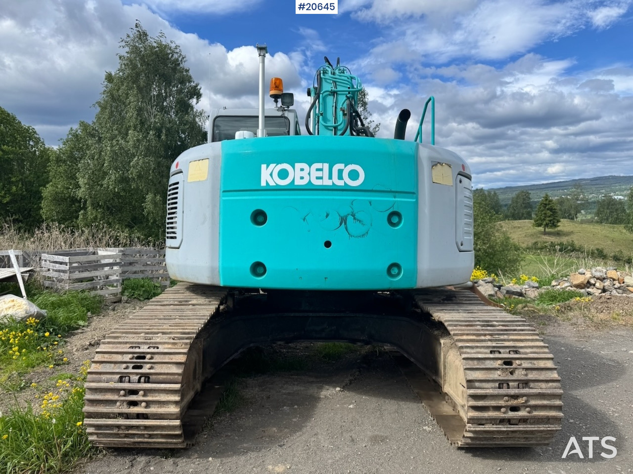 Kobelco SK235SR Beltegraver m/ Rototilt og Pusseskuffe. - Crawler excavator: picture 4 Kobelco SK235SR Beltegraver m/ Rototilt og Pusseskuffe. - Crawler excavator: picture 4