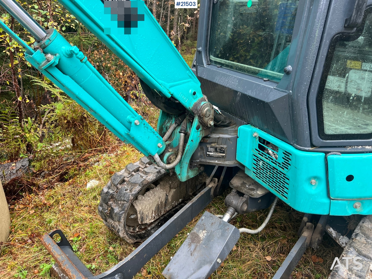 Kobelco Sk25SR-6E Gravemaskin m/ pusseskuffe,graveskuffe og tilt - Mini excavator: picture 2 Kobelco Sk25SR-6E Gravemaskin m/ pusseskuffe,graveskuffe og tilt - Mini excavator: picture 2