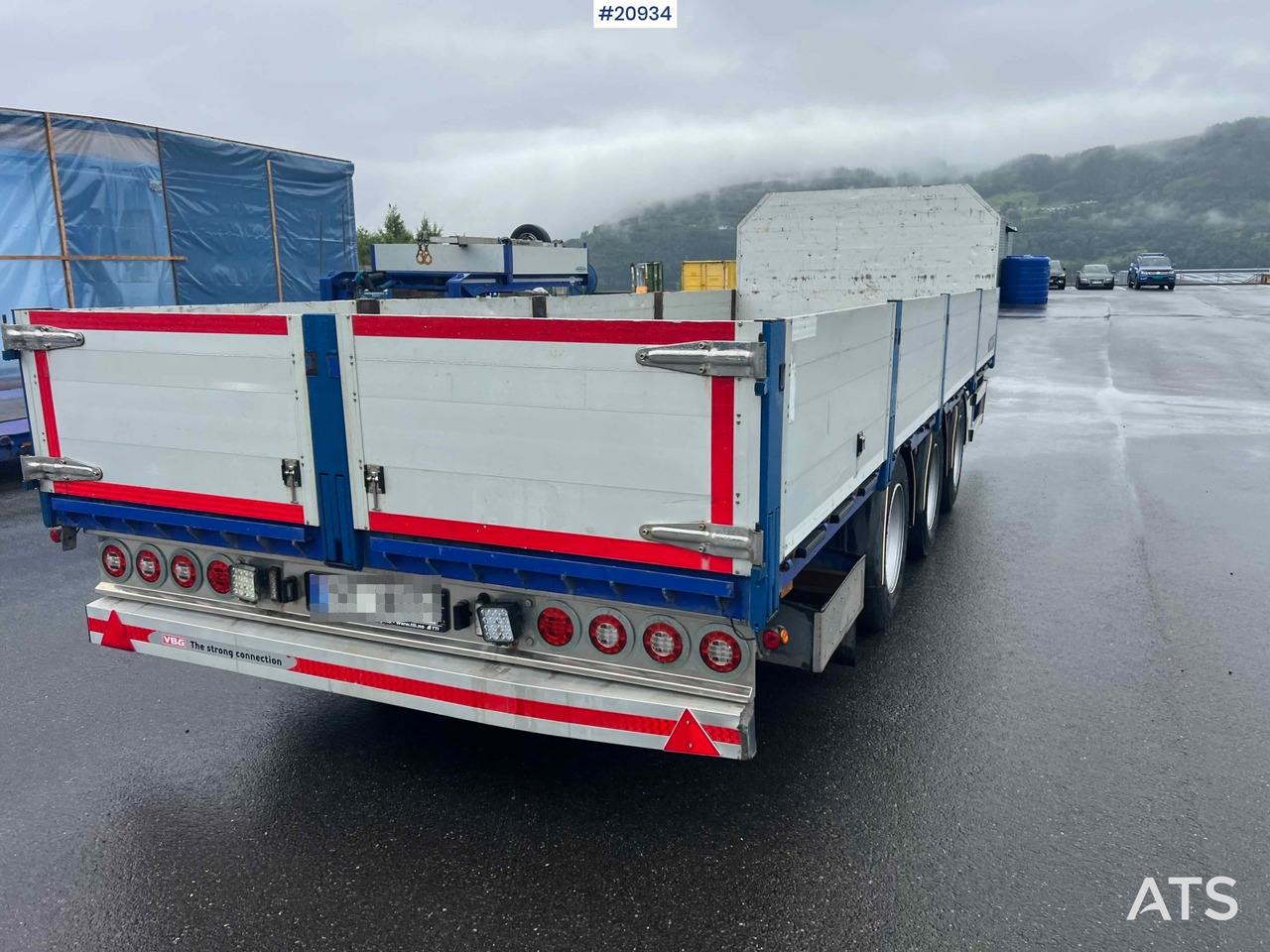 Konar 3 akslet plankjerre - Dropside/ Flatbed trailer: picture 4 Konar 3 akslet plankjerre - Dropside/ Flatbed trailer: picture 4