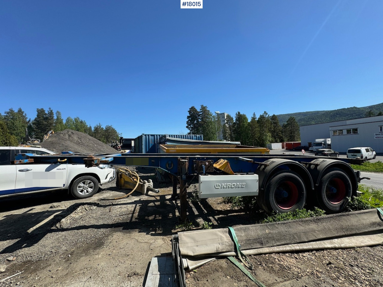 Krone containerhenger - Container transporter/ Swap body semi-trailer: picture 2 Krone containerhenger - Container transporter/ Swap body semi-trailer: picture 2