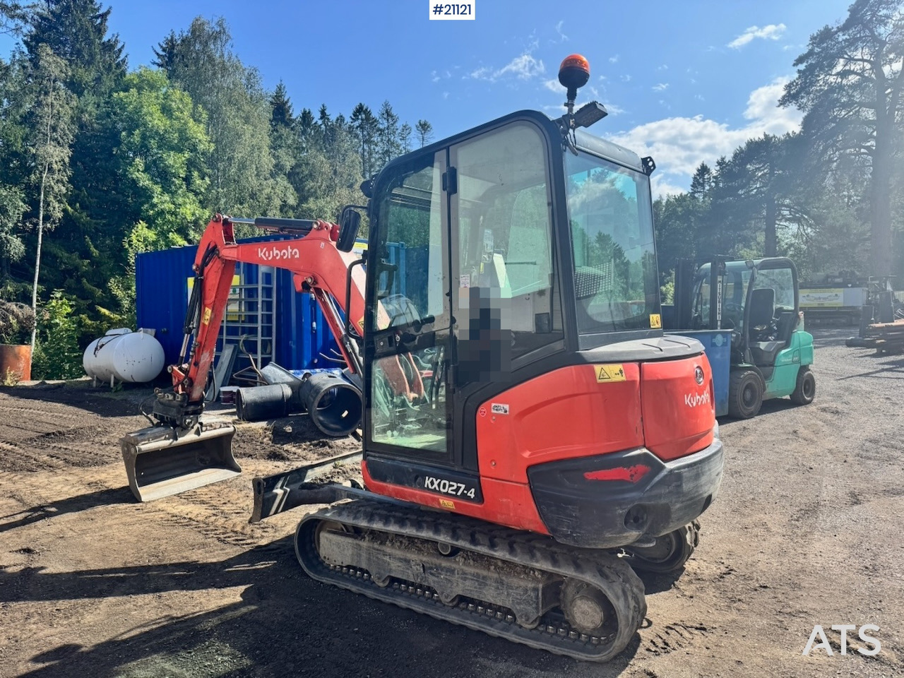 Mini excavator Kubota KX027-4: picture 6