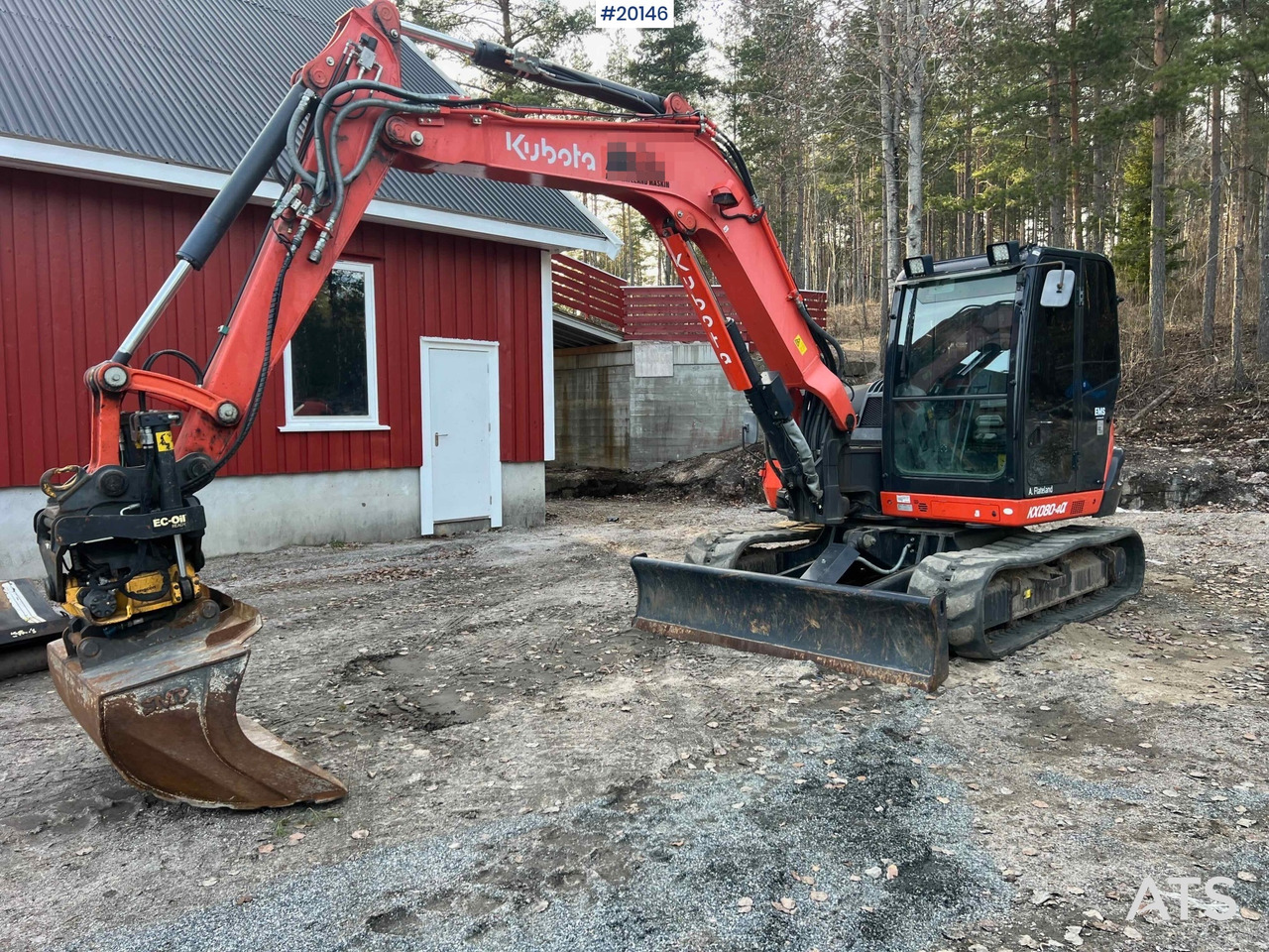 Kubota KX080-4 - Excavator: picture 1 Kubota KX080-4 - Excavator: picture 1