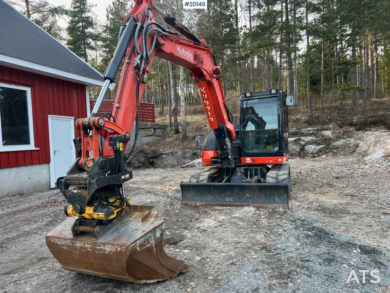 Kubota KX080-4 - Excavator: picture 3 Kubota KX080-4 - Excavator: picture 3