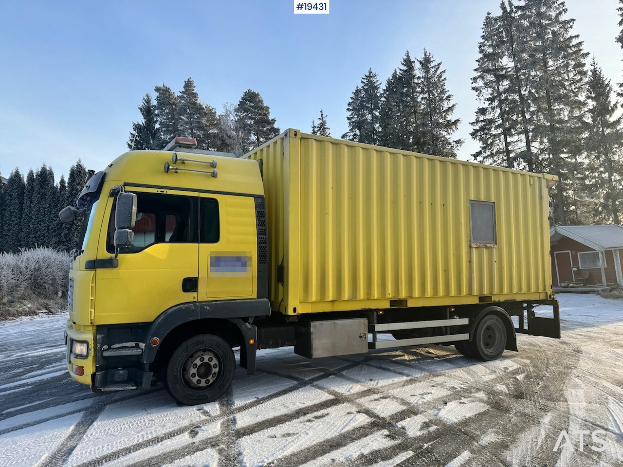 Container transporter/ Swap body truck MAN TGM 15.280: picture 13