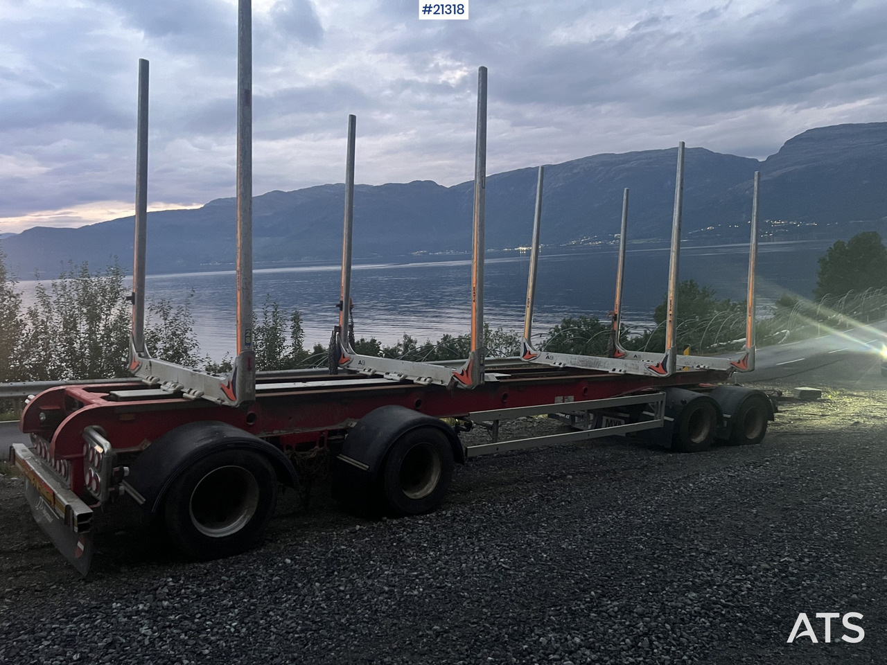 MVB10 MVB10-FLS4 4 akslet Tømmerhenger - Timber trailer: picture 3 MVB10 MVB10-FLS4 4 akslet Tømmerhenger - Timber trailer: picture 3