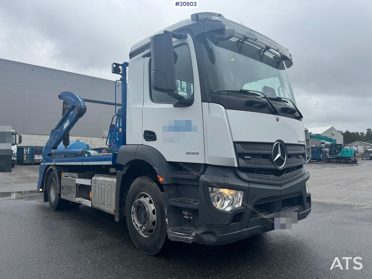 Mercedes Antos 1833 - Skip loader truck: picture 1 Mercedes Antos 1833 - Skip loader truck: picture 1