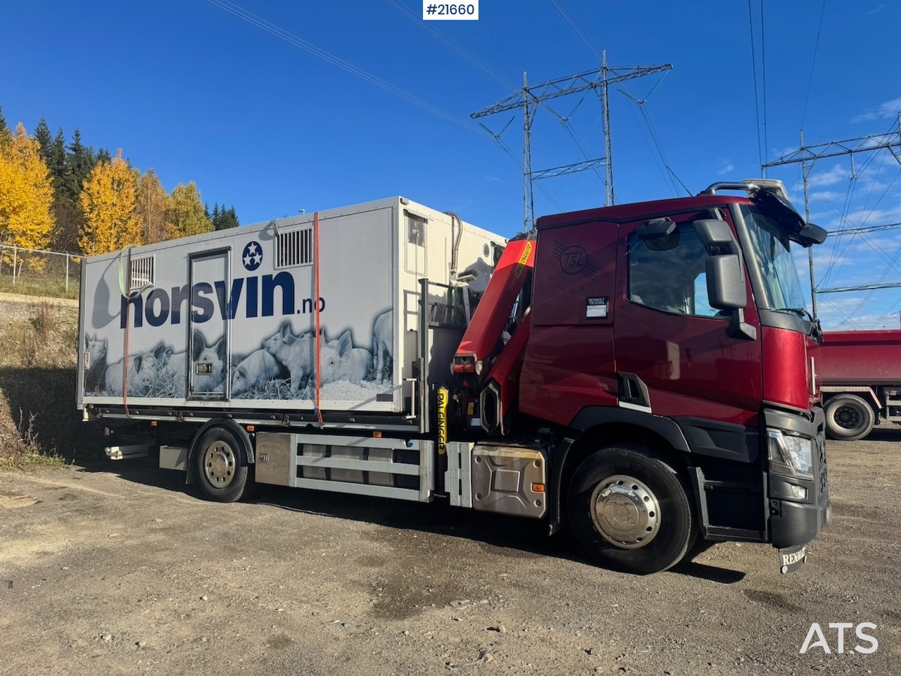 Renault Renault T380 6x2 Kranbil m/ 19 t/m Palfinger - Crane truck: picture 2 Renault Renault T380 6x2 Kranbil m/ 19 t/m Palfinger - Crane truck: picture 2