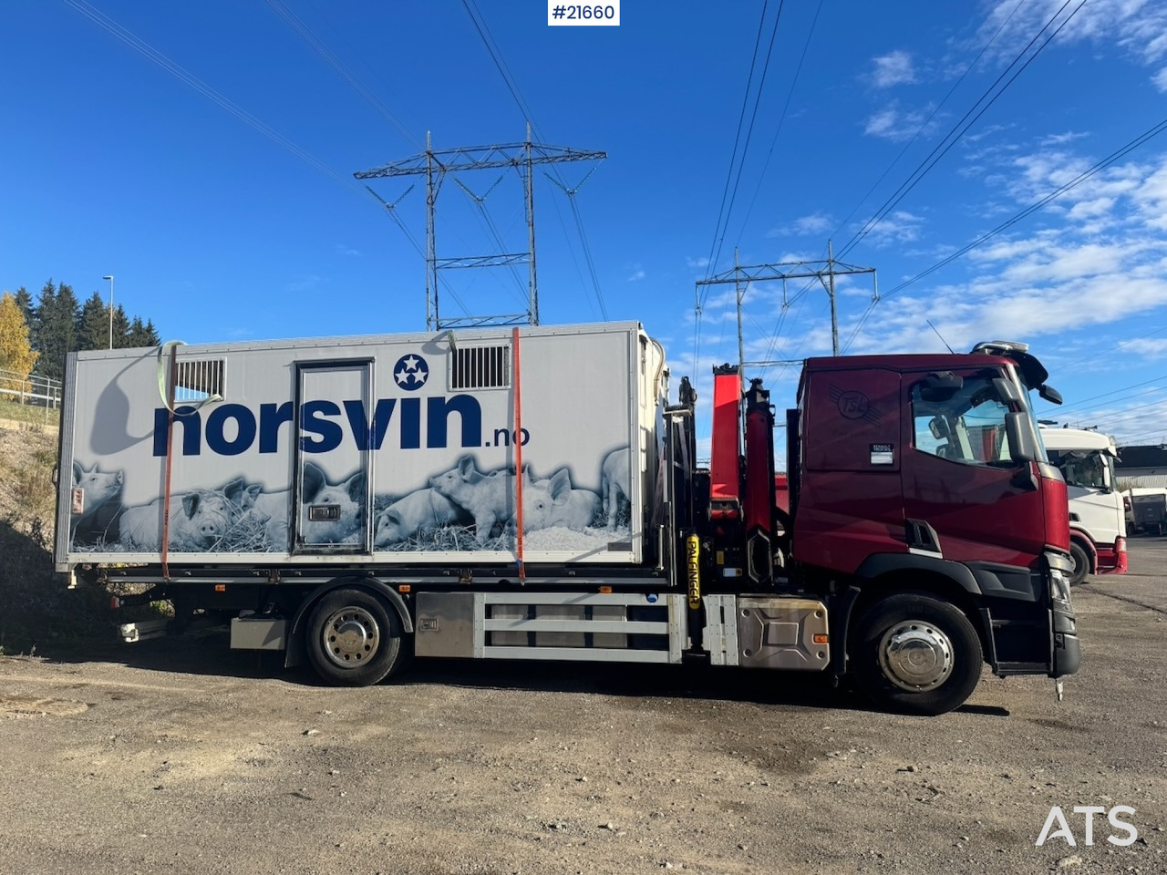 Renault Renault T380 6x2 Kranbil m/ 19 t/m Palfinger - Crane truck: picture 3 Renault Renault T380 6x2 Kranbil m/ 19 t/m Palfinger - Crane truck: picture 3