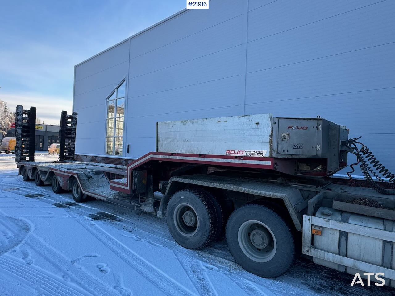 Rojo 2016 Rojo GPE4 maskinsemi - Low loader semi-trailer: picture 2 Rojo 2016 Rojo GPE4 maskinsemi - Low loader semi-trailer: picture 2