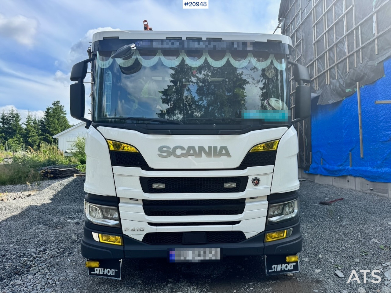 Garbage truck Scania P410: picture 9