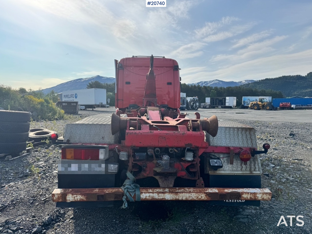 Scania R124 - Hook lift truck: picture 4 Scania R124 - Hook lift truck: picture 4