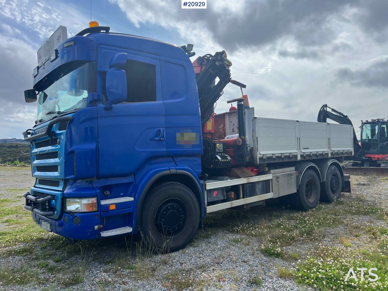 Scania R480 - Dropside/ Flatbed truck, Crane truck: picture 2 Scania R480 - Dropside/ Flatbed truck, Crane truck: picture 2