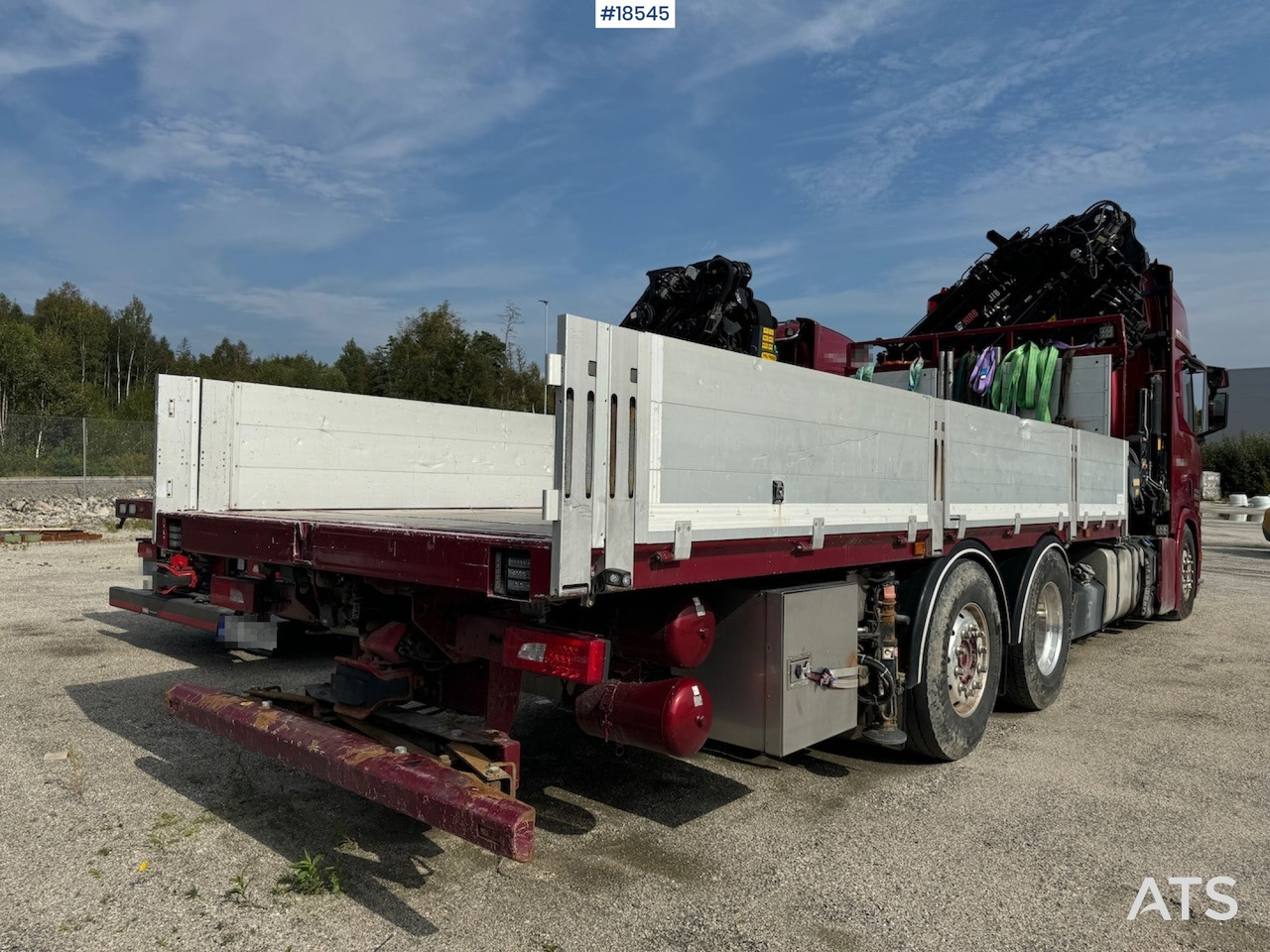 Scania R500 - Dropside/ Flatbed truck, Crane truck: picture 3 Scania R500 - Dropside/ Flatbed truck, Crane truck: picture 3