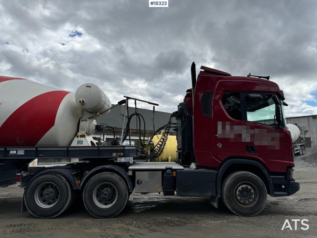 Scania R580 - Concrete mixer truck: picture 5 Scania R580 - Concrete mixer truck: picture 5