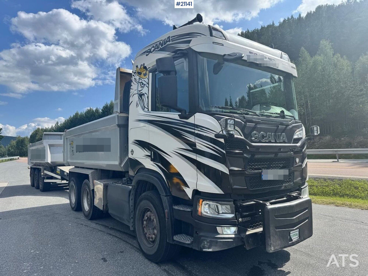 Scania R580 - Tipper: picture 4 Scania R580 - Tipper: picture 4