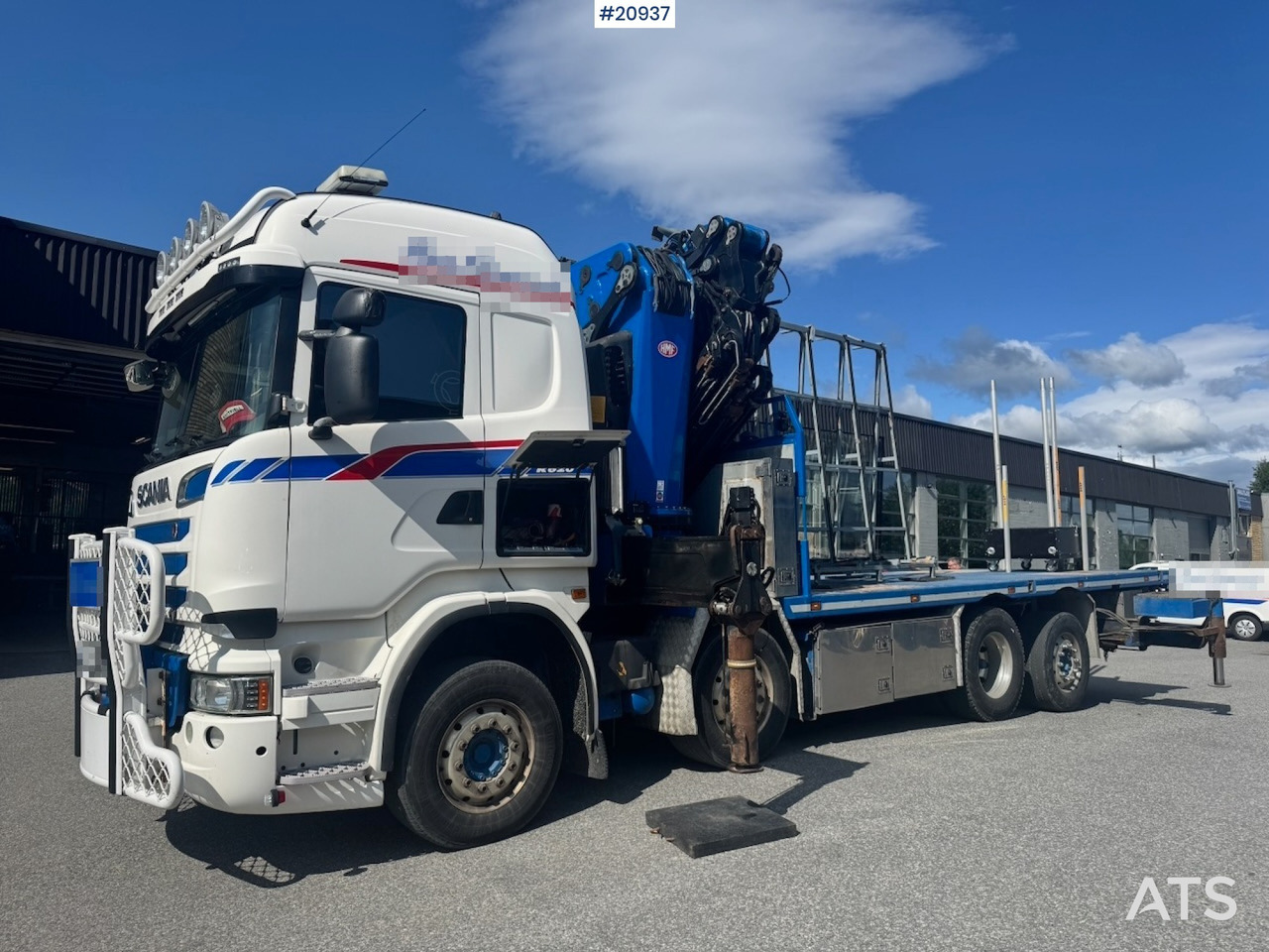 Scania R620 - Dropside/ Flatbed truck, Crane truck: picture 4 Scania R620 - Dropside/ Flatbed truck, Crane truck: picture 4
