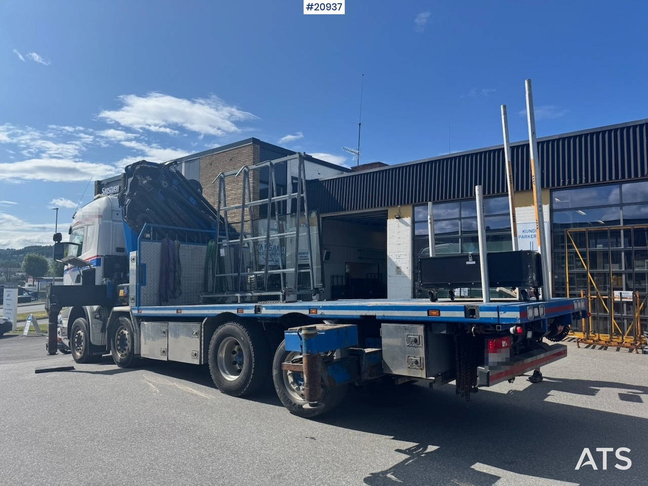 Scania R620 - Dropside/ Flatbed truck, Crane truck: picture 5 Scania R620 - Dropside/ Flatbed truck, Crane truck: picture 5