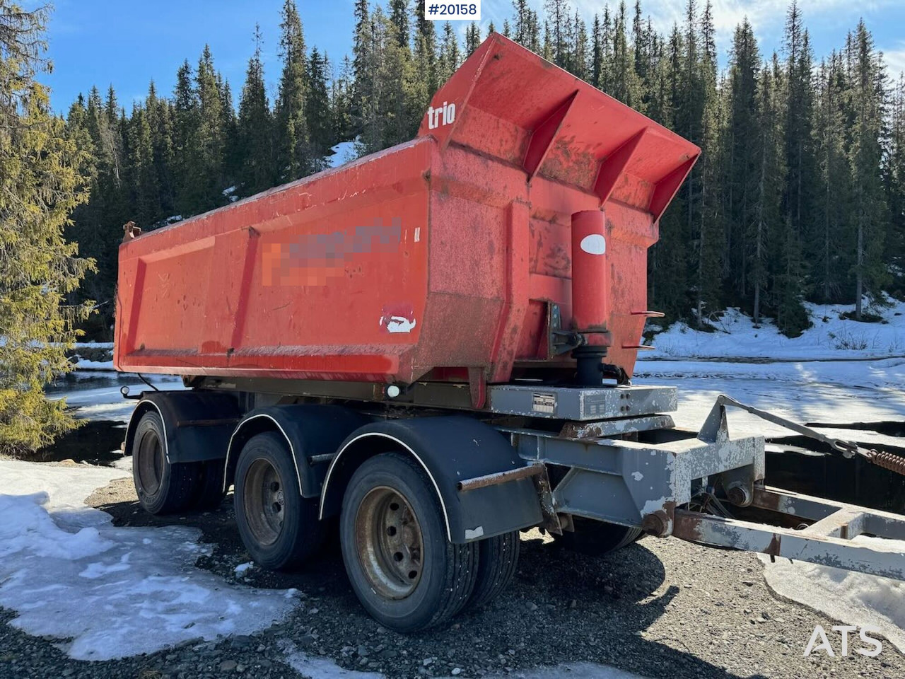 Triolift Dumperhenger - Tipper trailer: picture 1 Triolift Dumperhenger - Tipper trailer: picture 1