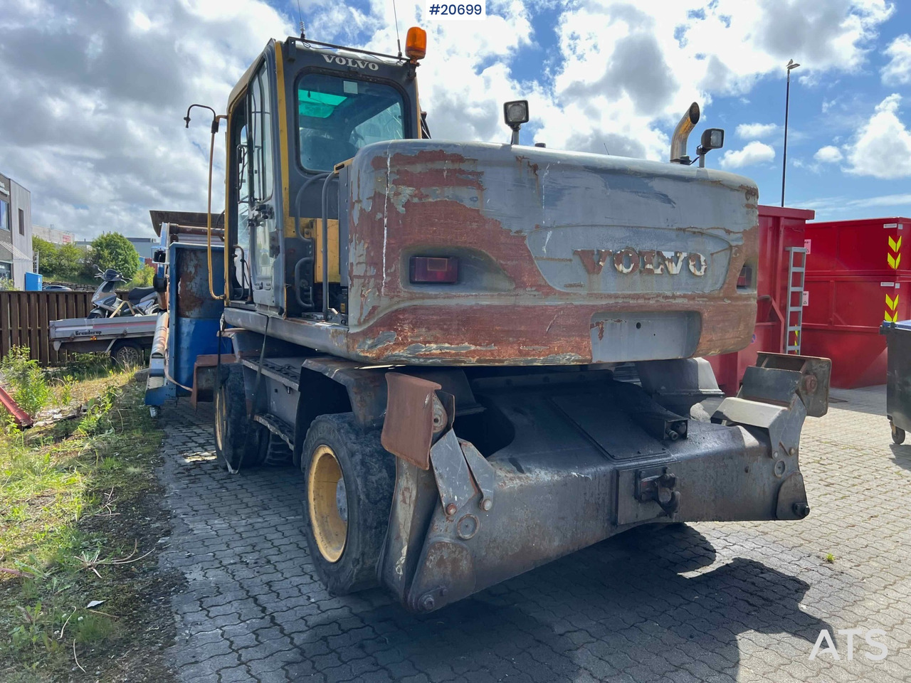 Volvo EW160B hjulmaskin m/ støtte bein og skjær - Wheel loader: picture 2 Volvo EW160B hjulmaskin m/ støtte bein og skjær - Wheel loader: picture 2