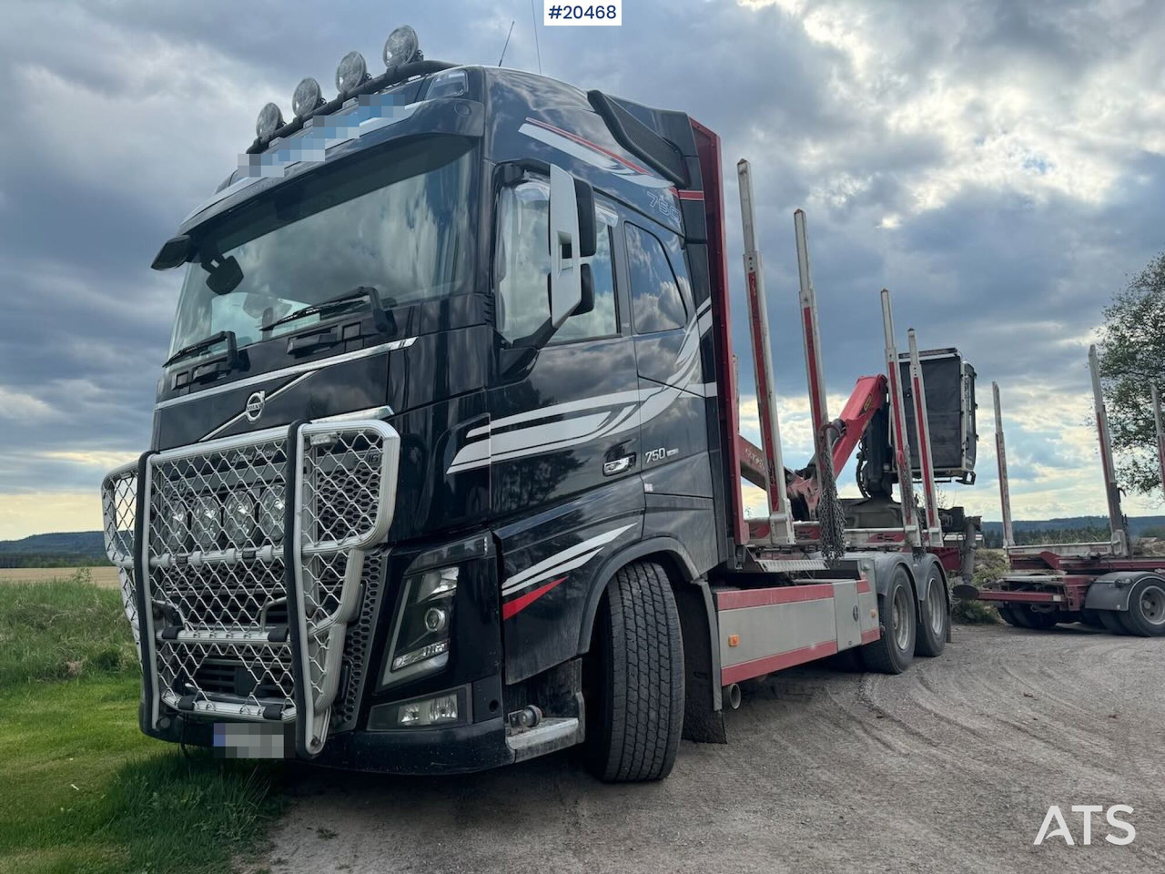 Timber truck Volvo FH750: picture 9