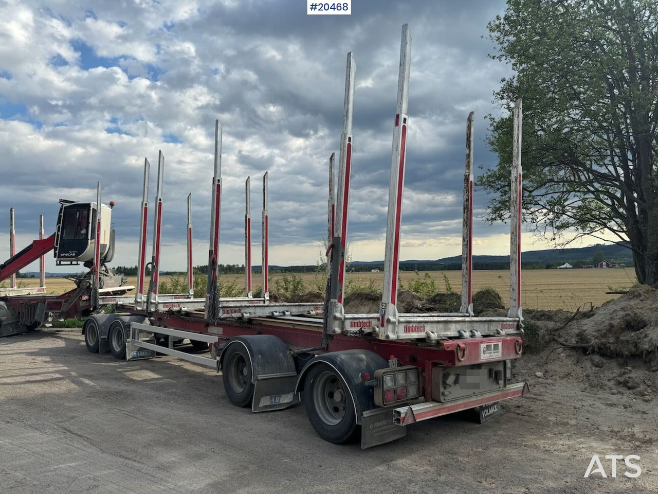 Timber truck Volvo FH750: picture 41