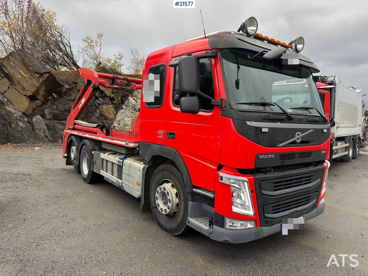 Volvo FM 410 liftdumper 6x2 m/ Laxo påbygg, utskyt og rotator. - Skip loader truck: picture 5 Volvo FM 410 liftdumper 6x2 m/ Laxo påbygg, utskyt og rotator. - Skip loader truck: picture 5